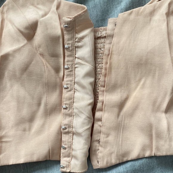 nude corset cropped tank - Picture 3 of 3